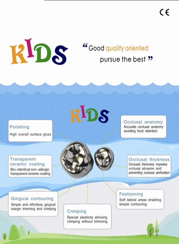 orthodontic instruments stainless steel primary molar teeth