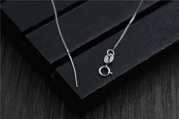 Sterling Silver Girls .8mm Box Chain Chefs Cooks Flat 5 Pound lb Bag Of Flour Pendant Necklace 