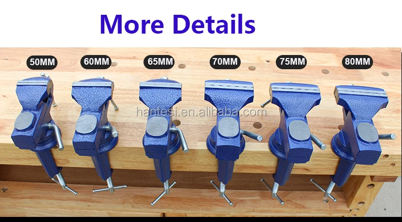  360 Degree Woodworking Table Vice With Round Anvil Table Vise 