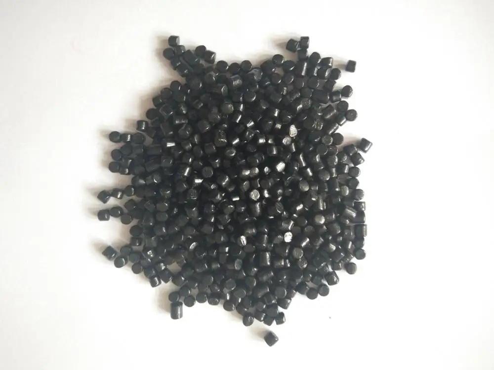 Sgs Injection Molding Grade Black Masterbatch Raw Plastic Pellets