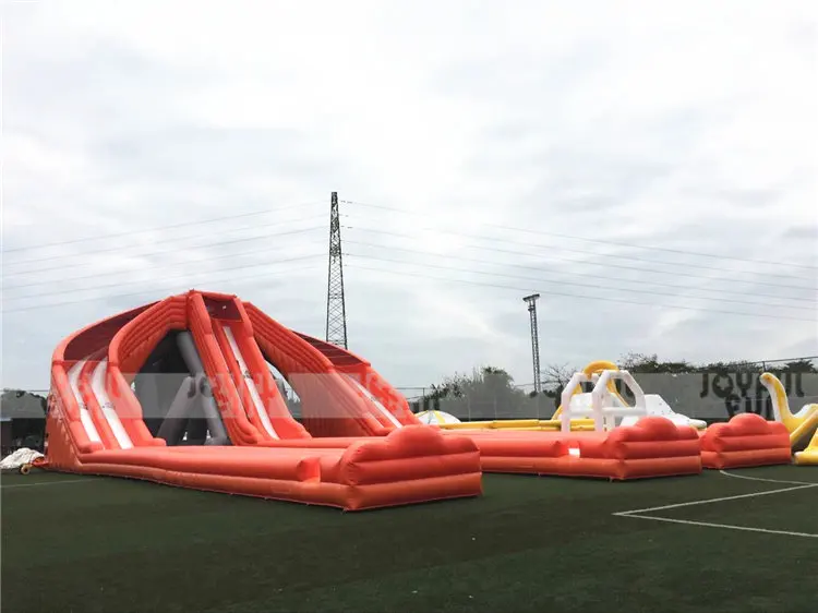 Giant factory price inflatable hippo 3 slips 6 lanes slide inflatable water slide for sale JFSD-GW05-1.jpg