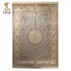 9x12 feet 2.74x3.66 Meters Peacock Opening Big Size Iranian Handmade Silk Carpets for Home Decoration