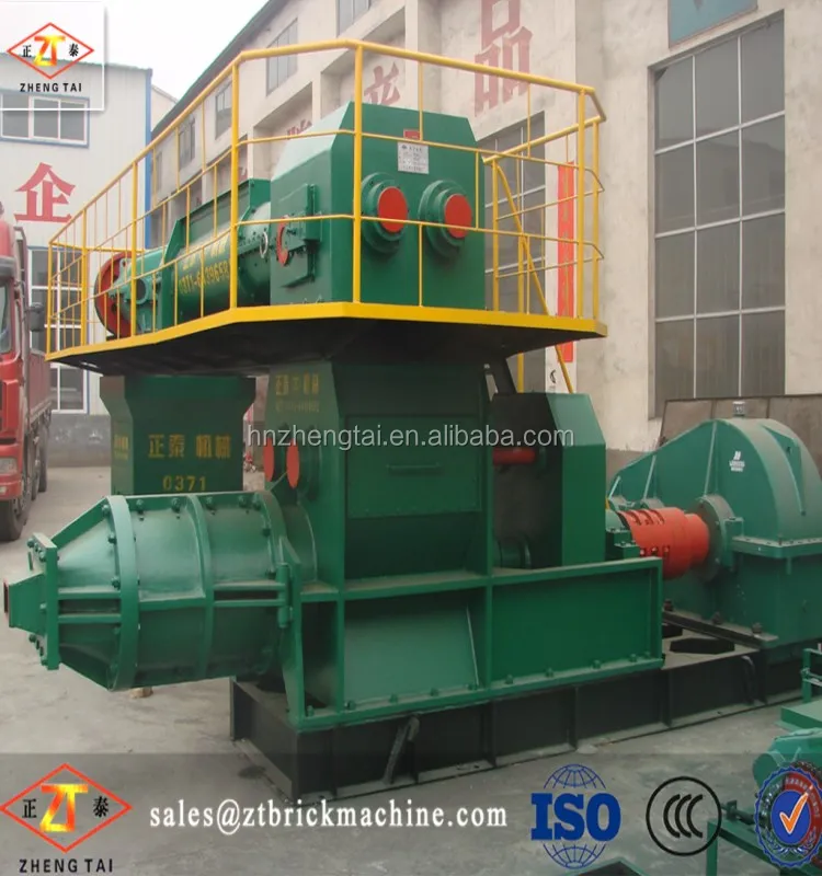 Zhengtai Jzk 50 Brand Green Clay Brick Machine Vacuum Extruder Red