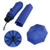 Plain color manual open folding umbrella for promotions