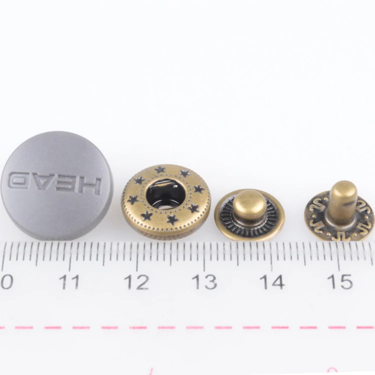 Metal Colored Grey Plastic 12.5mm Spring Snap Fastener Buy 12.5mm