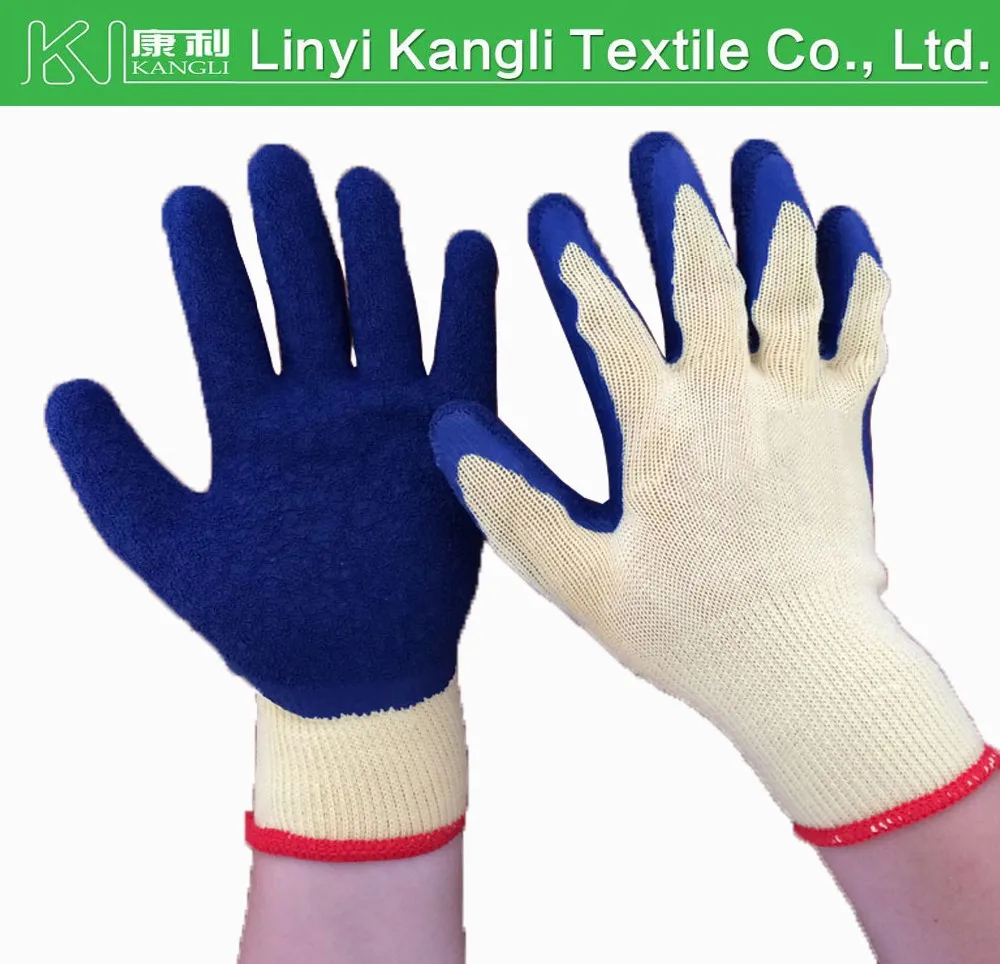 5 Threads Latex Cotton Hand Gloves Latex Polycotton Gloves Buy 5