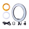 18 inch Photo Studio LED Ring Light 5500K Dimmable Circle Light for camera with Tripod Phone Mount for video/make up/Selfie