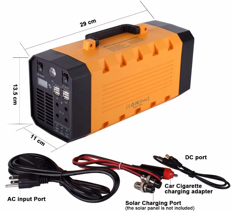 Portable Online Ac/dc Ups Power Charger 78000mah Peak 1000w Power Bank With Built In Ac Plug