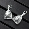 925 Sterling Silver Charms Bracelet Necklace Purse Space Charms Wallet Charms Pendant For Making Jewelry