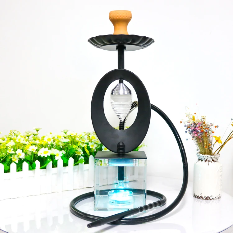 Nueva Gran Base De Metal De La Lámpara Circular Hookah Moderno Hooka