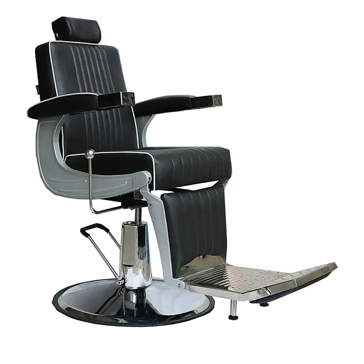 Portable Barber Chair Synthetic Leather Vintage Classic Heavy Duty