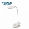 antiskid design usb inport led light reading clamp lamp with touch switch
