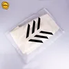 Sinicline semi-transparent t shirt plastic packaging with custom brand image printing