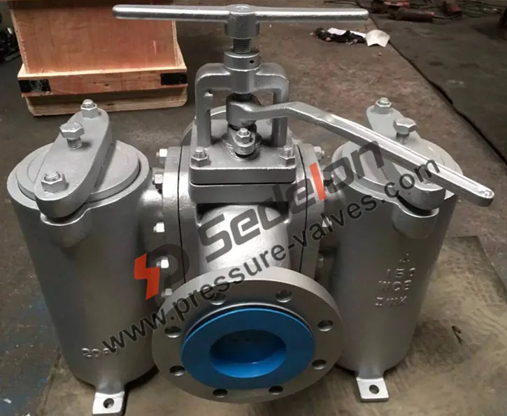 iso approved pipeline wcb 150lb duplex strainer