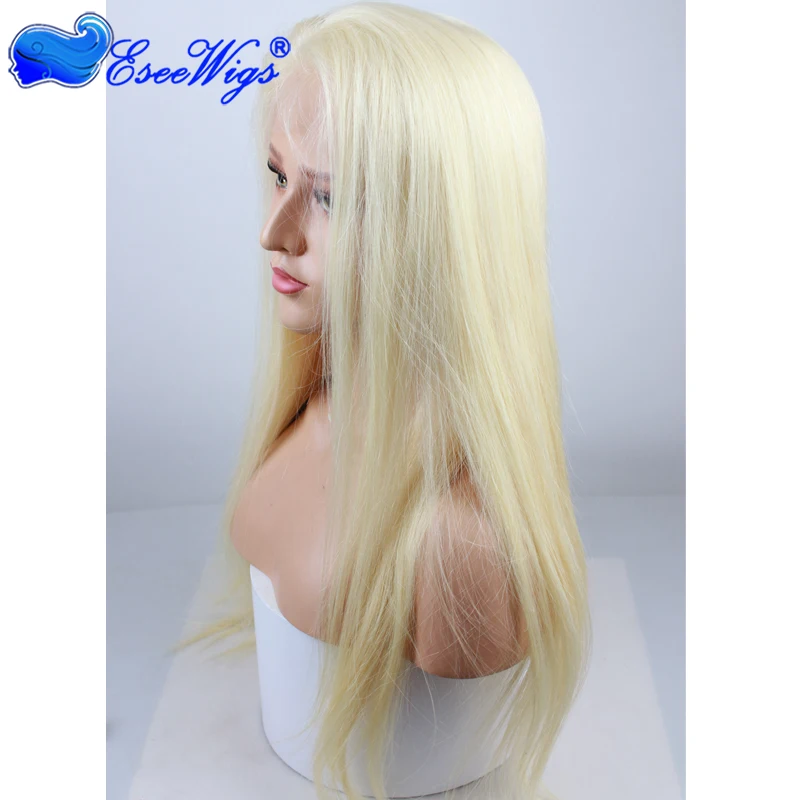 Factory vendor virgin human hair 613 blond color full lace wig top grade full lace human hair wig