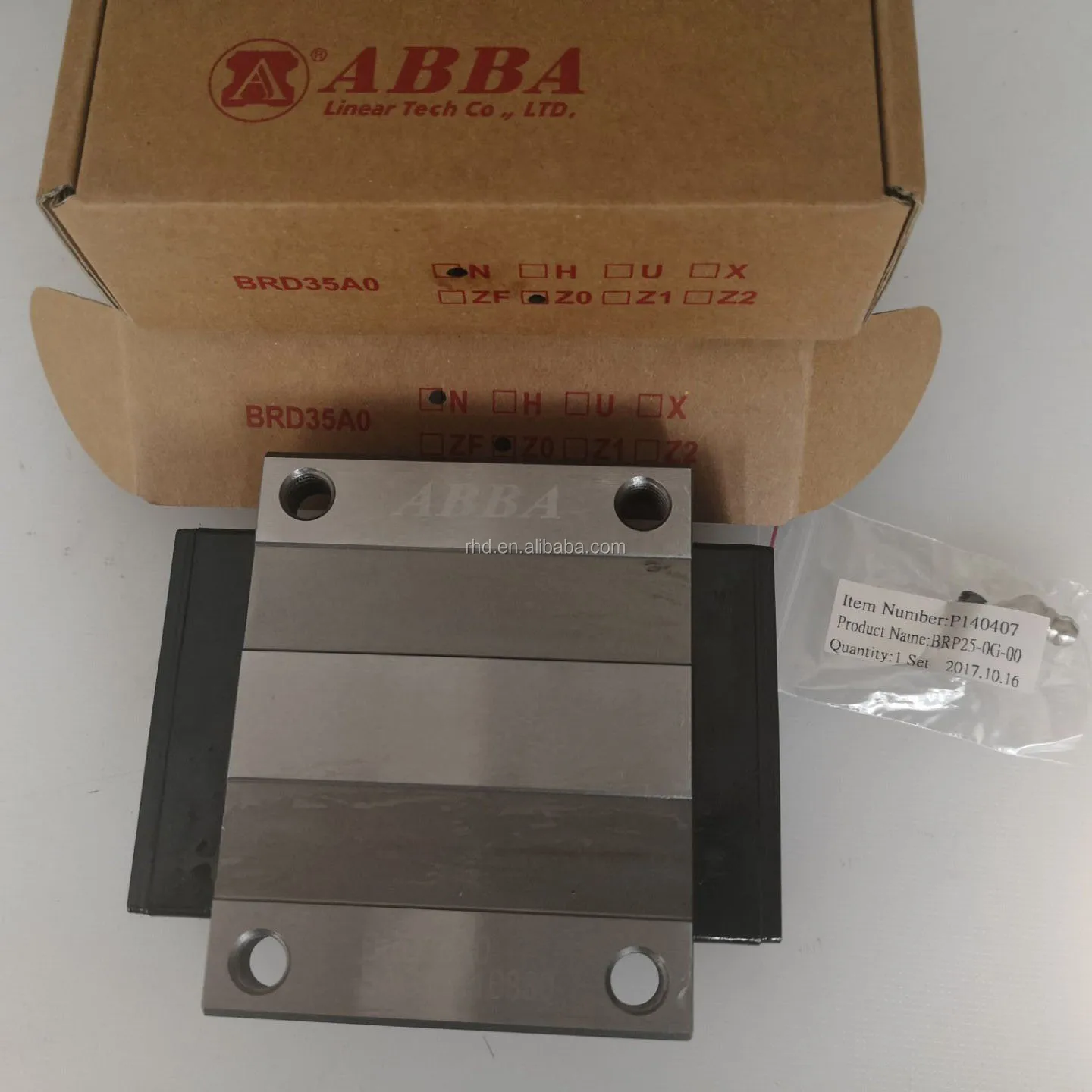 Abba Carriage 35mm Linear Guide Block Brd35a0 Buy Abba Linear Guide Rail For Drilling Machine