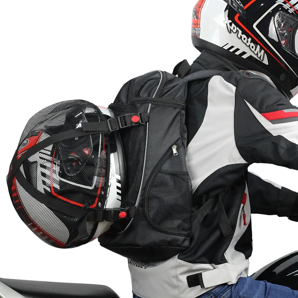 Multifunction Travel Motorcycle Helmet Backpack Bag With Removable Mesh