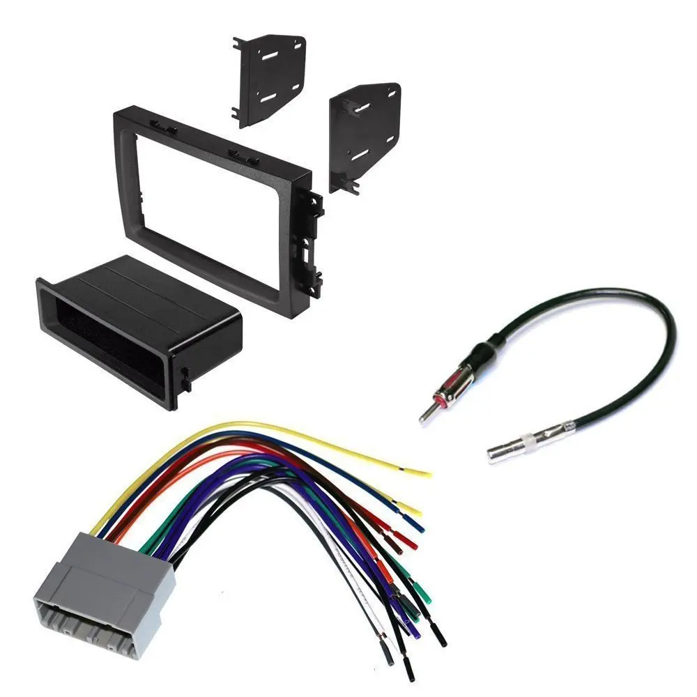 JEEP 2007 - 2008 COMPASS CAR CD STEREO RECEIVER DASH INSTALL MOUNTING KIT + WIRE HARNESS