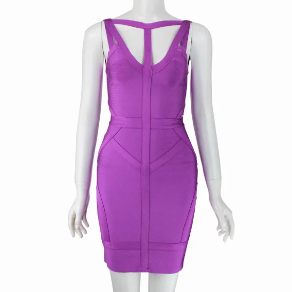 Purple Cocktail Dress Celebrity