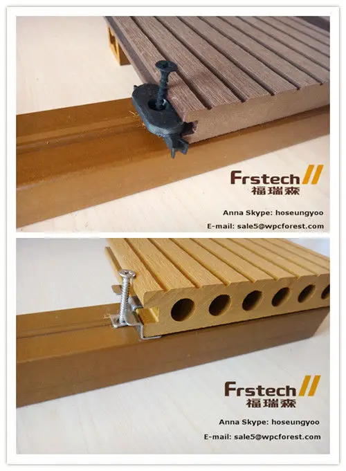 Stainless Steel Decking Clips / Composite Decking Clips / Screw Locking