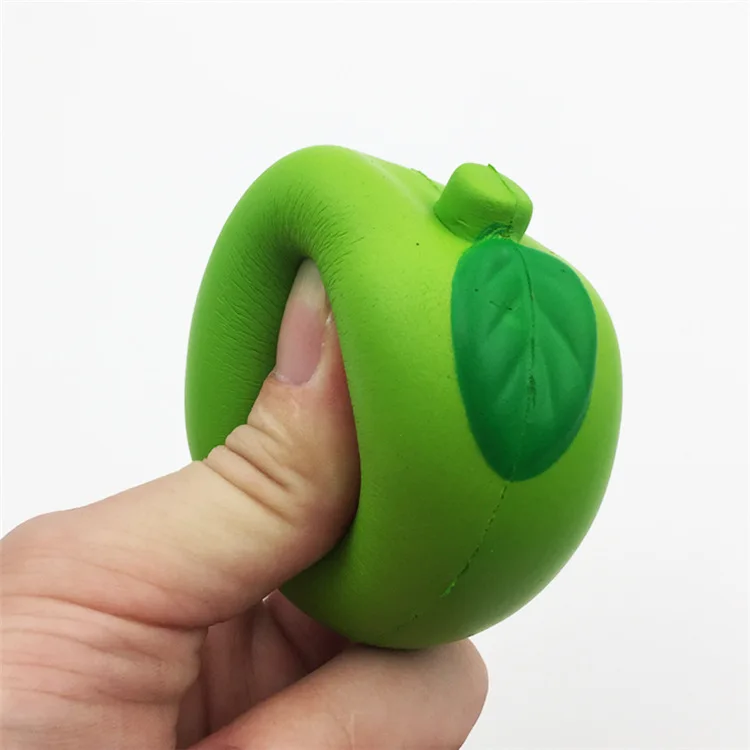 China Factory Supplier High Quality Soft Slow Rising With Good Smell Fruit Apple Kids Squishy Toys