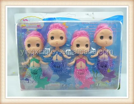 plastic mermaid dolls