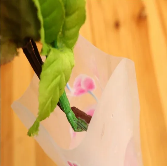 Wholesale high quality durable PVC plastic flower vase
