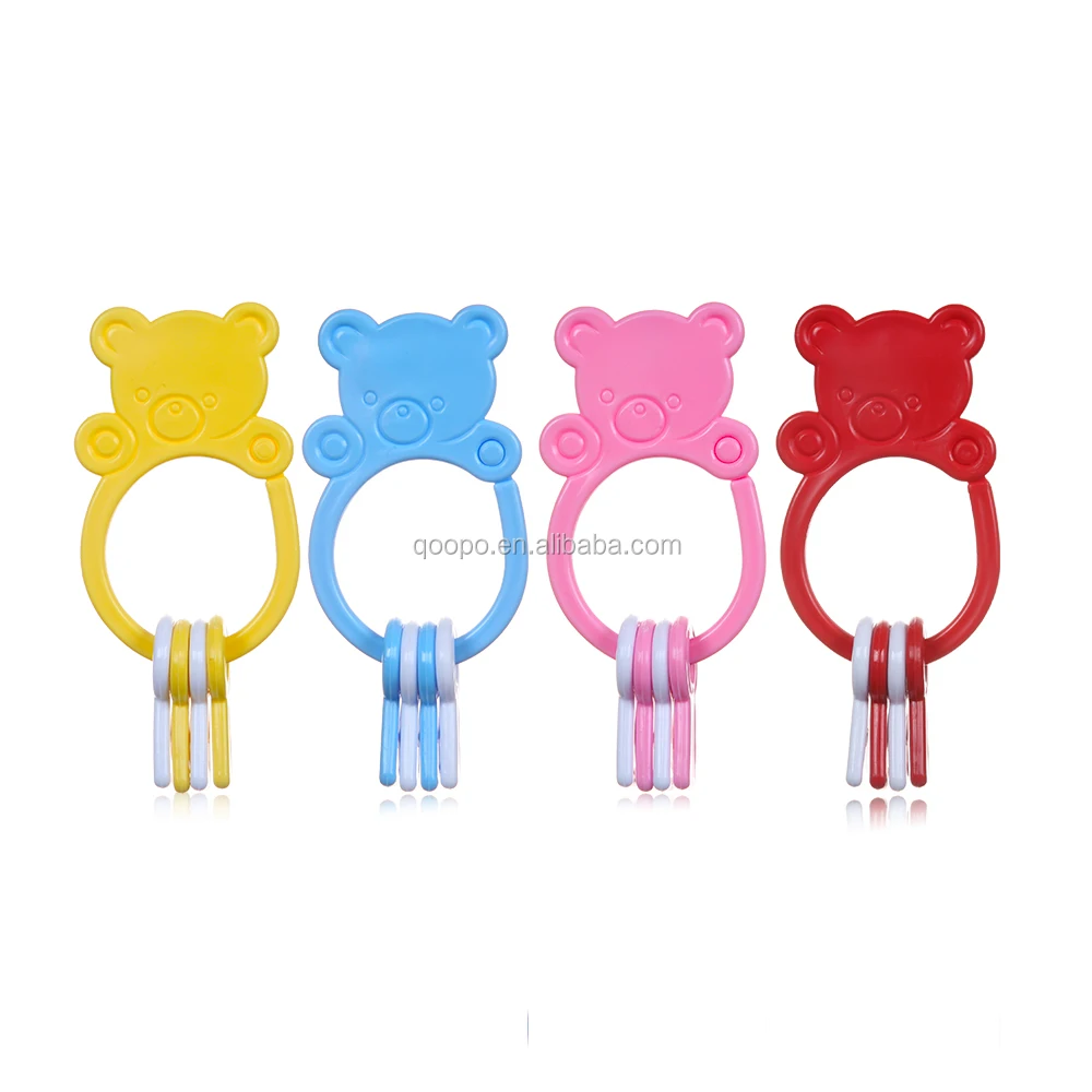 
Hot Sell Products 2020 Eco-friendly Stocked Funny Plush Baby Wrist Rattle 