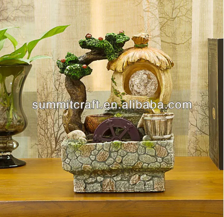 Polyresin Indoor Table Fountain Item Feng Shui Mini Water Fountains ... Polyresin Indoor Table Fountain Item Feng Shui Mini Water Fountains ...