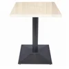 Conventional Practical Cafe Table Black Color Powder Coated Cast Iron Coffee Table For Home Use