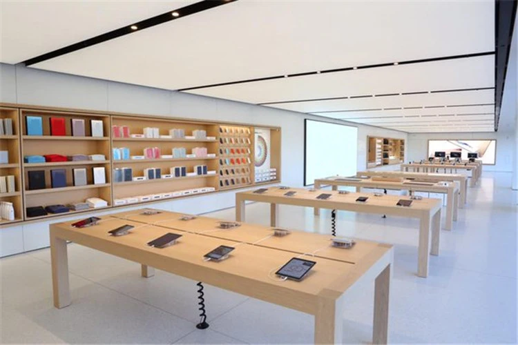 Guangzhou Apple Store Wood Display Table With 4 Legs Furniture Buy