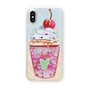 Pretty Carton Printed Case Cute Ice Cream Liquid Phone Case For Huawei P20