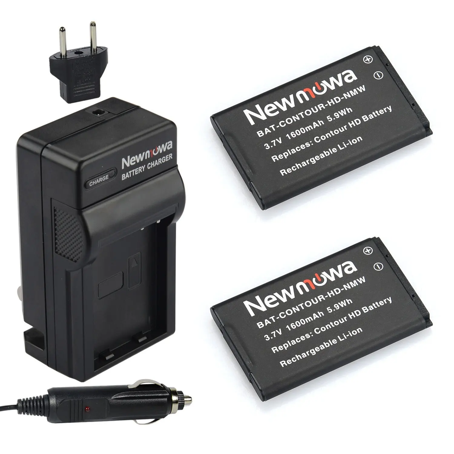 DSTE Replacement for Full Coded 3.7V 1450mAh CT-3650 Li-ion Battery Compatible Contour GPS HD 1080P ContourHD Camcorder