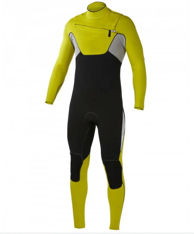Custom Thickness Neoprene Wet Suit Gbs Stitch Fluid Stitch Full Body Diving Suit Chest Zip