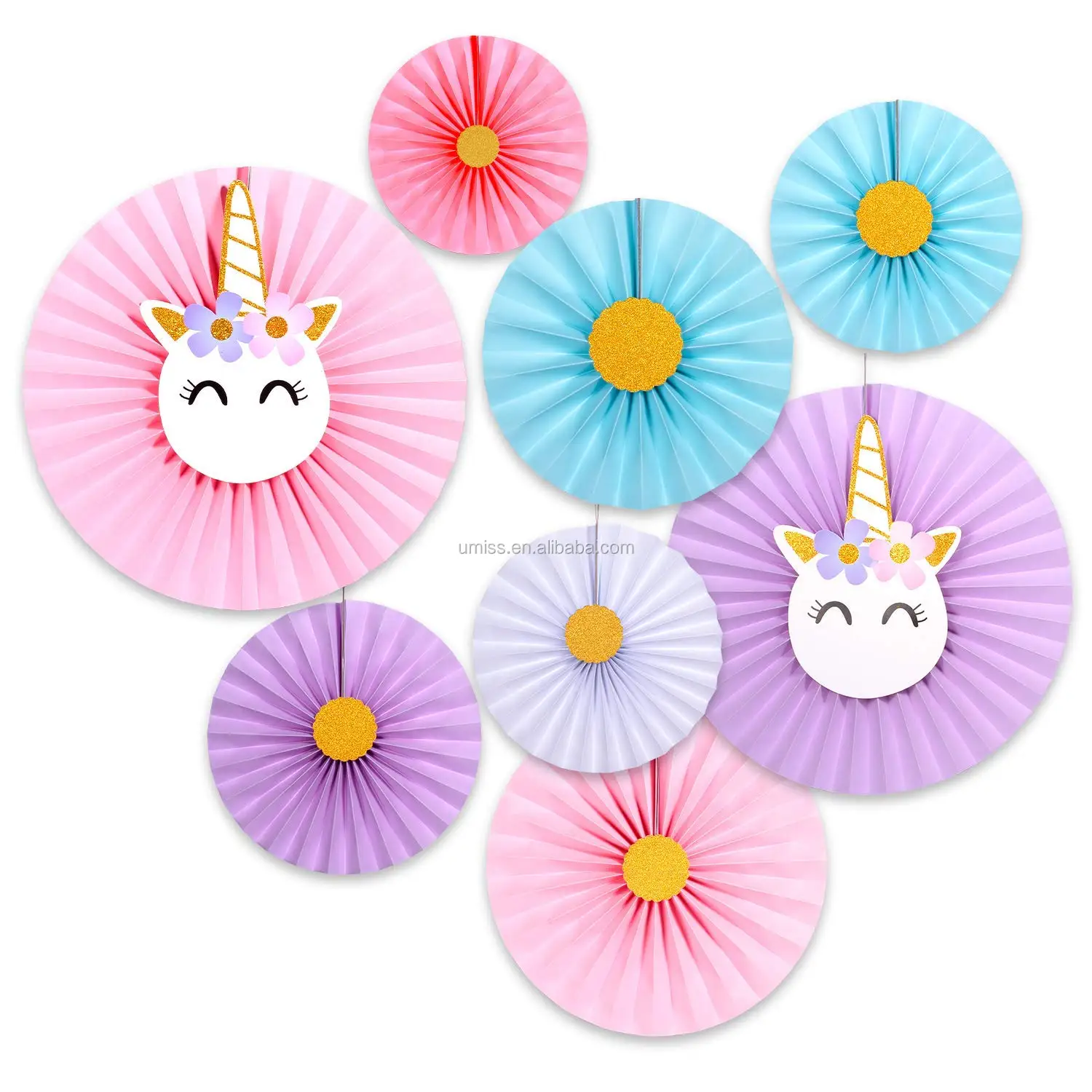 paper fan party favors