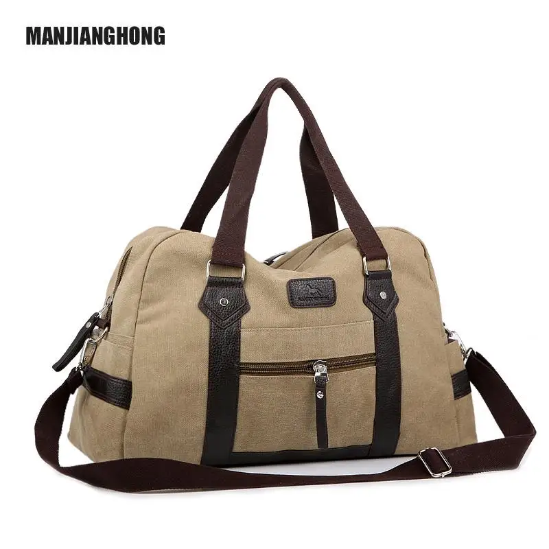 men's canvas travel duffel bags