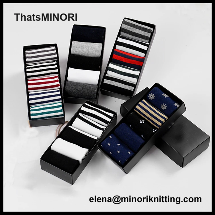 China Socks Factory Low Moq Designer Sock Gift Set Men's Fun Funky