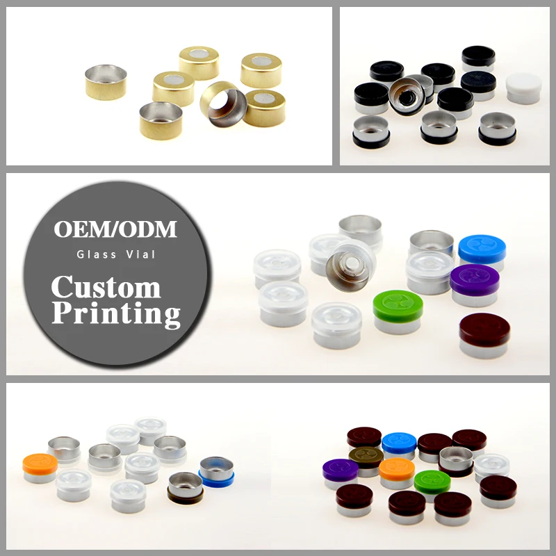 blue 20mm flip off lids silicone valve flip off lid with personal design