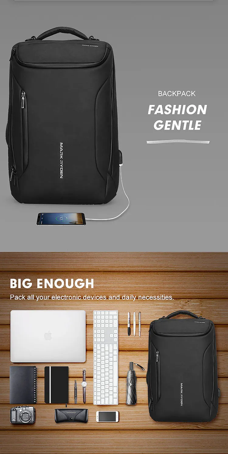 Mark Ryden Backpack Bag Manufacturer Men Backpack For Boy Laptop