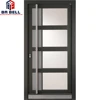 babell co. american 2 3 4 6 front aluminum partition door with grill glass design