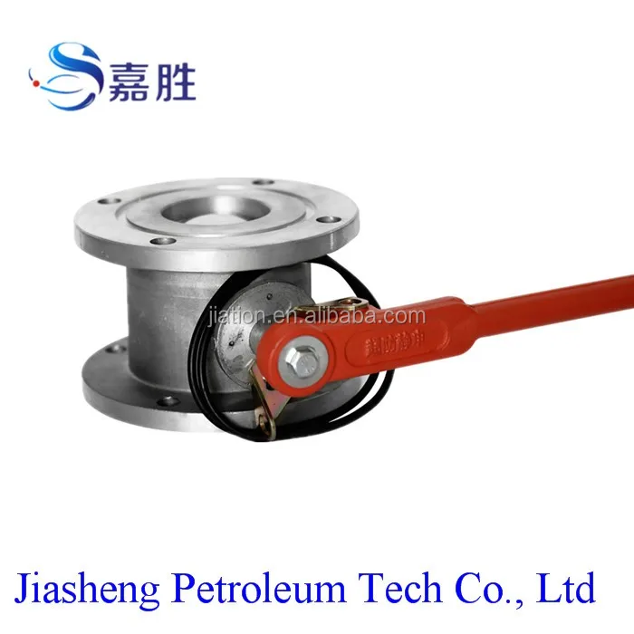 4''straight Through Flange Unloading Ball Valve For Tank Truck - Buy ...