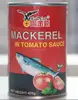 Canned jack mackerel with tomato sauce high protein low fat good for your health