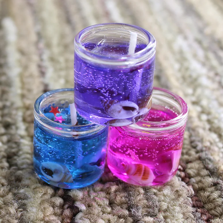 Private Label Home Decor Luxury Glass Jar Scented Jelly Candle Buy