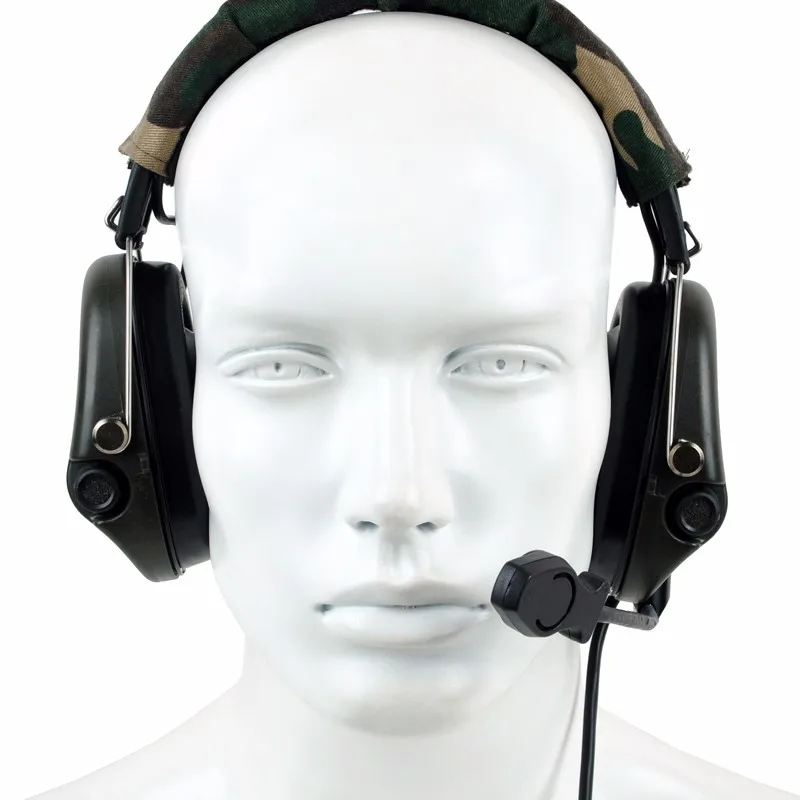 Z-tac Zsordin Tactical Noise Cancelling Radio Headset Electronic Sound ...