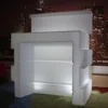 Commercial bar specific used plastic rgb color block led counter nightclub illuminated led bar counter white
