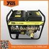 KDE7500X open frame air-cooled 6KW pull start diesel generator without fuel
