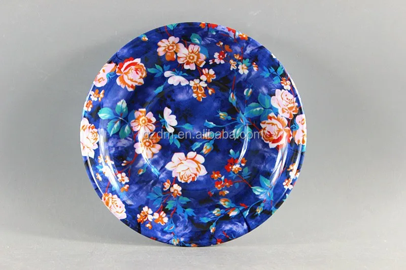 English Flower Design Melamine Cup Saucer/Cup Coaster