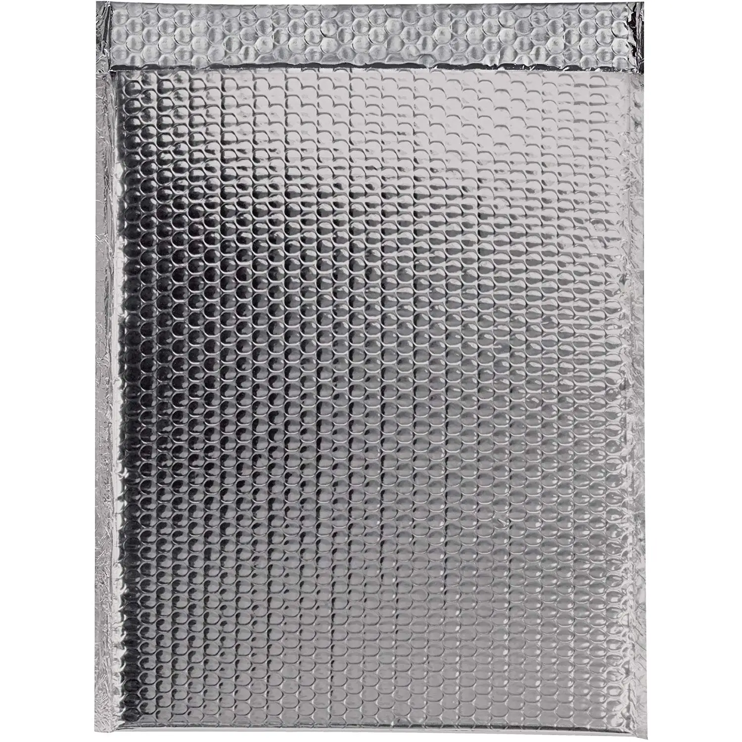 Boxes Fast BFGBM1317S Glamour Bubble Mailers, 13" x 17 1/2", Silver (Pack of 100)