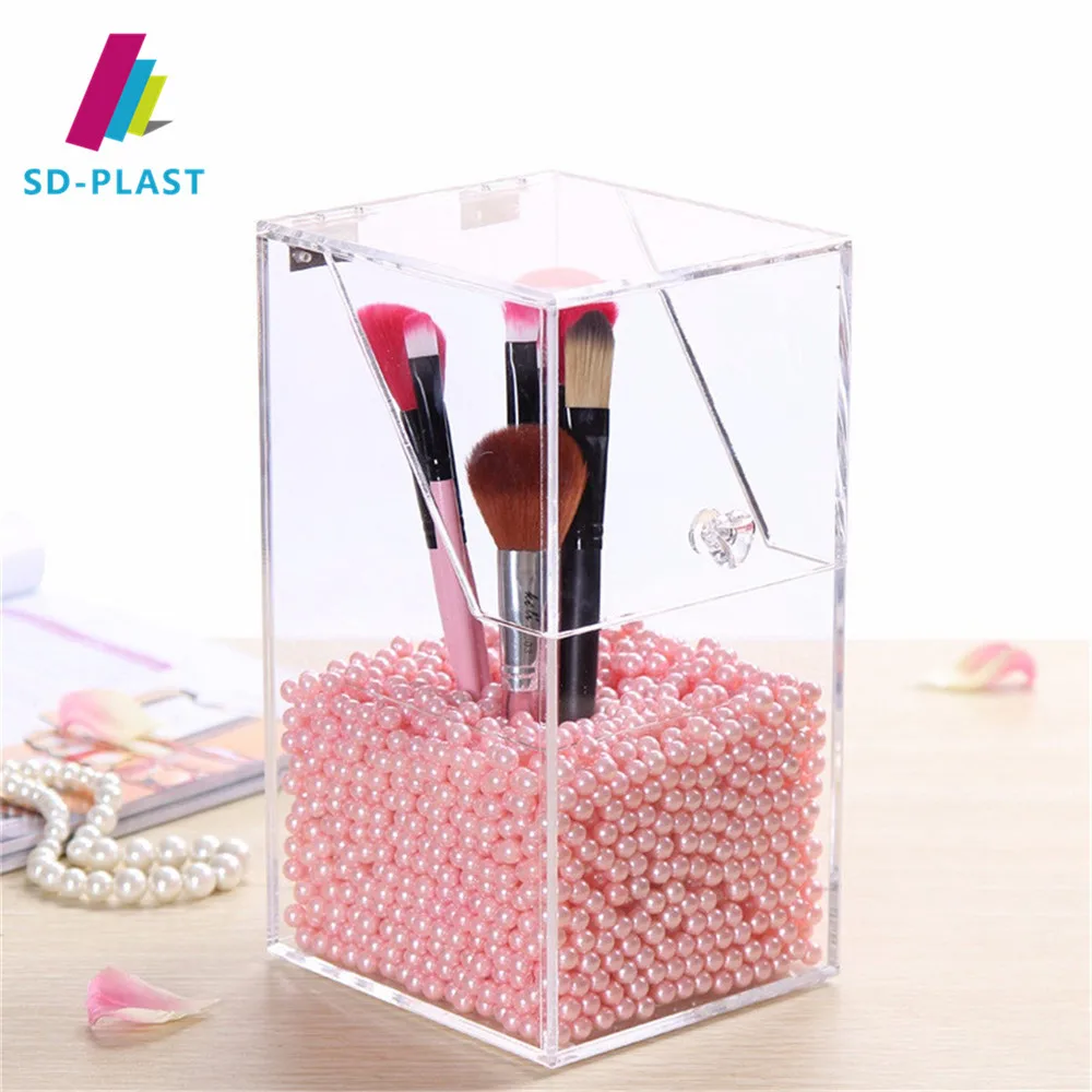 Transparent Customized Clear Acrylic Makeup Case Storage Cosmetic