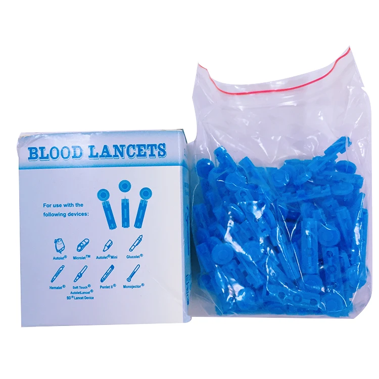 Ce Iso Approved Medical Factory Price Plastic Disposable Blood Lancet